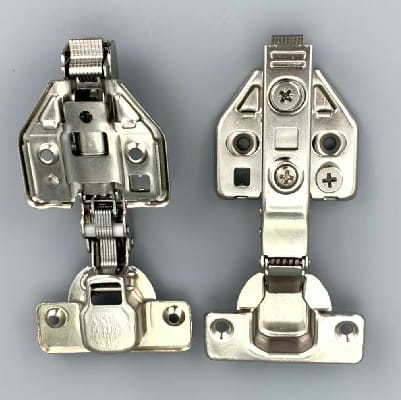 3D soft close clip on hinge