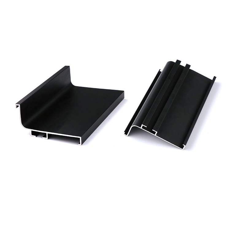 L-shape aluminium pull handle