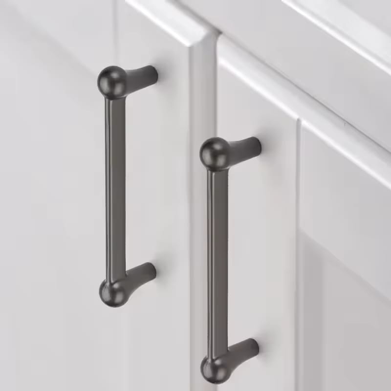 Classic Euro-style bar pull cabinet handle